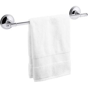 KOHLER 18 Inch Eclectic Towel Bar Brushed Nickel Bath‎ Wall Mount Holder